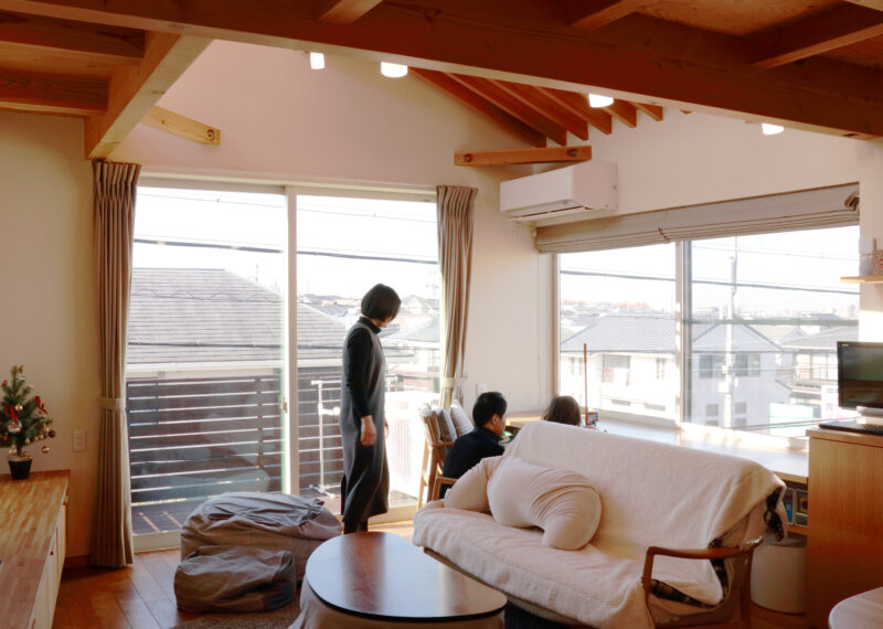 【事例3】眺望の良いリビングが心地よい高台のお家
