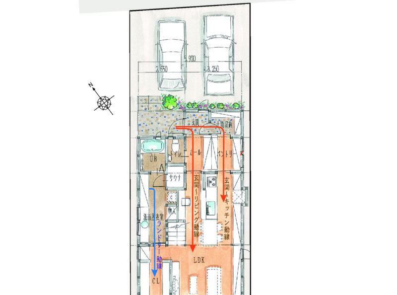 建物配置図（１階平面図）