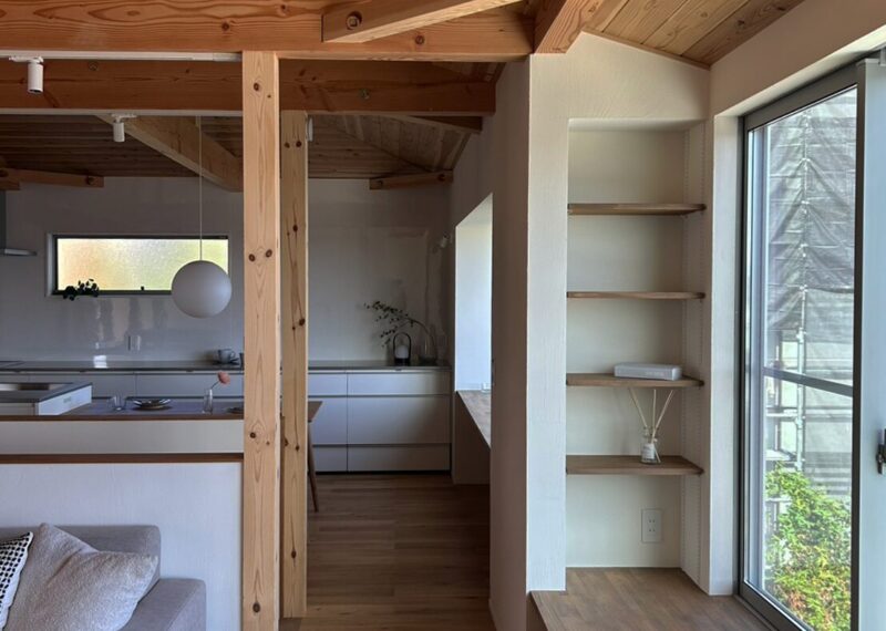 【事例5】高台の景色を取り込む2階リビングの住まい