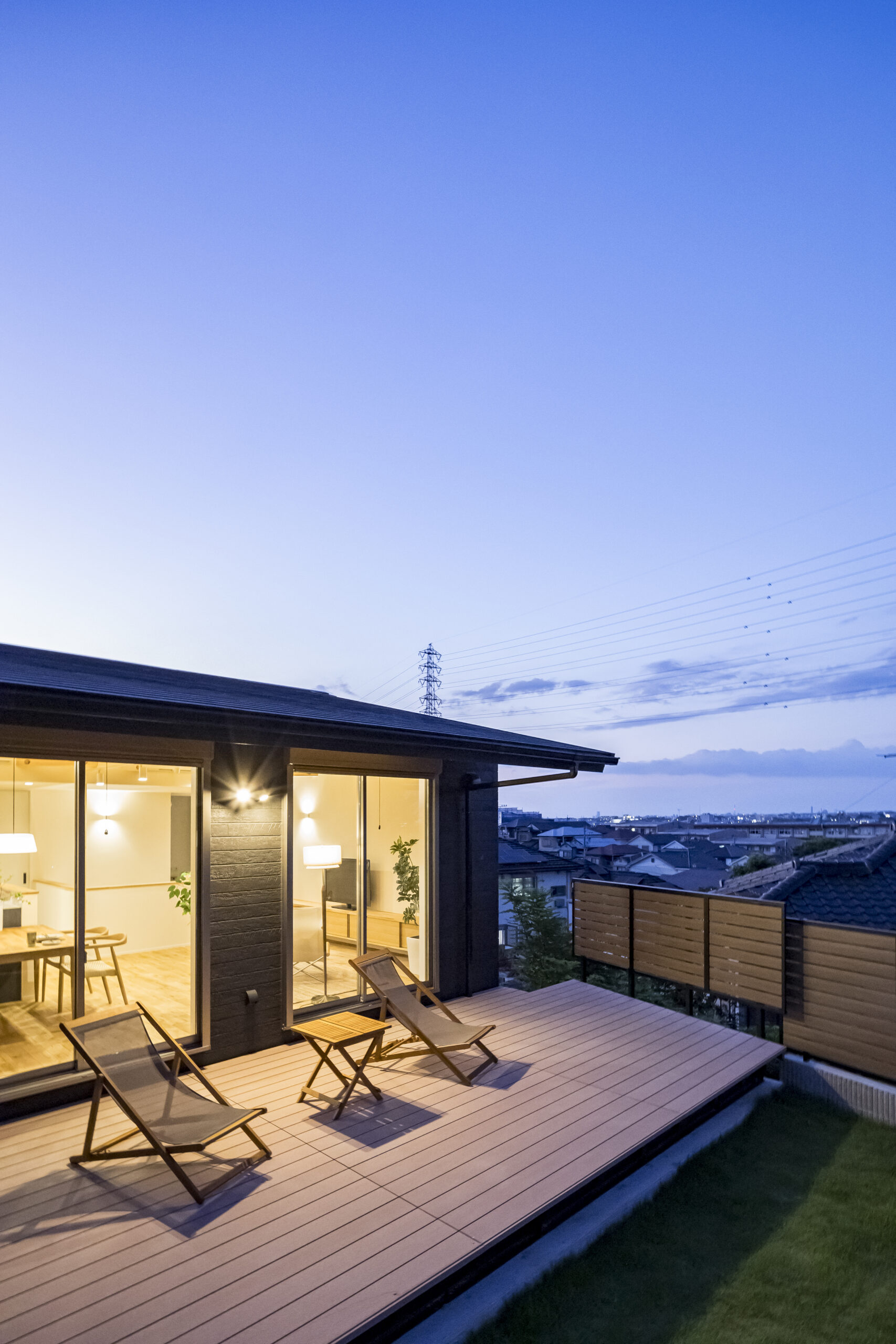 内と外がつながる住まい